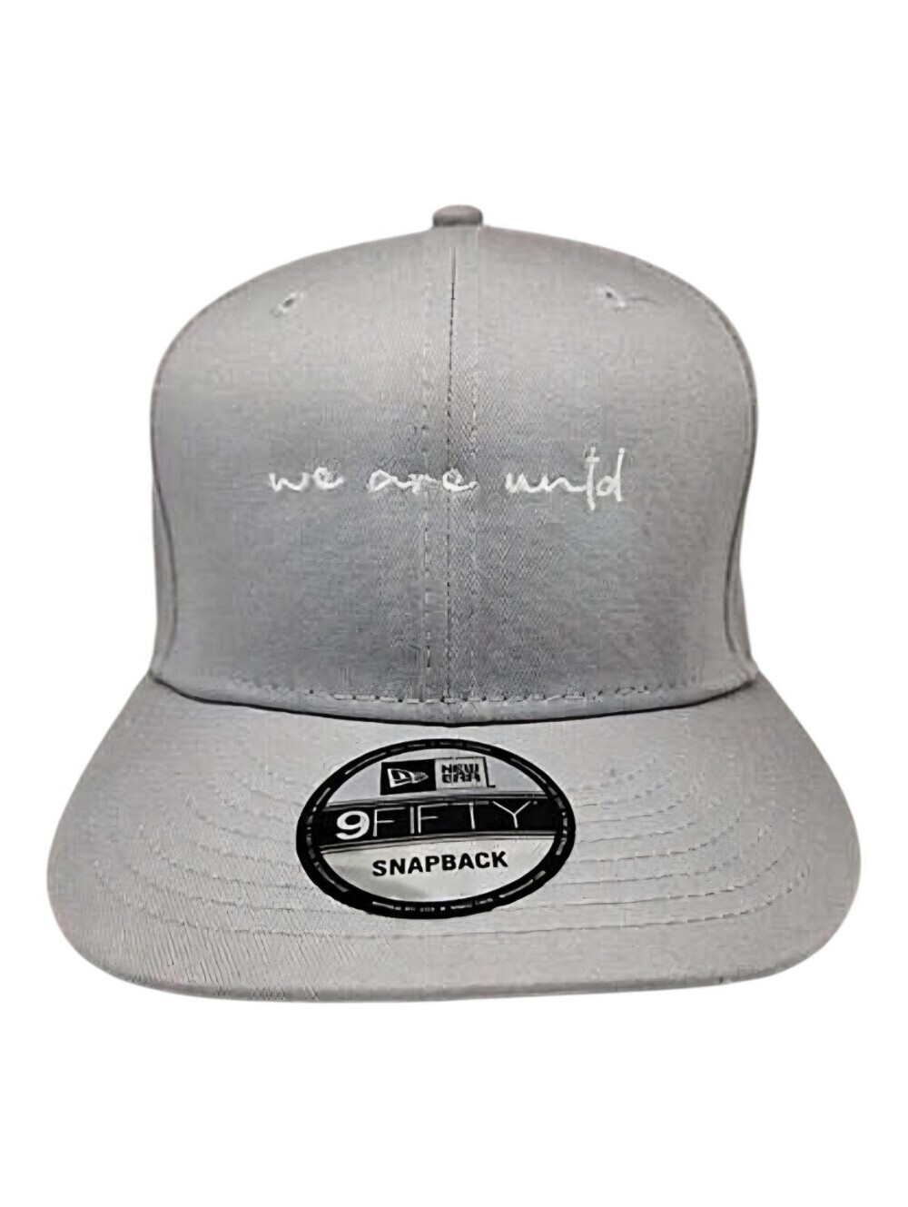 New Era We Are United 9FIFTY Snapback Hat Gray Adjustable Cap
